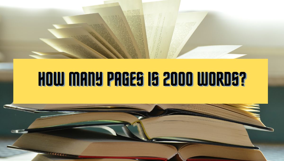 how many pages 2000 words